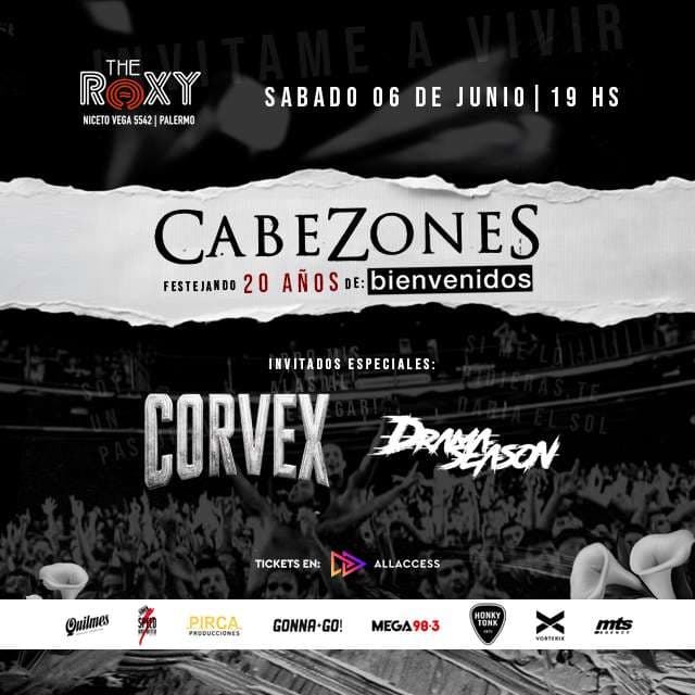 CABEZONES - Festejando 20 años de "Bienvenidos"