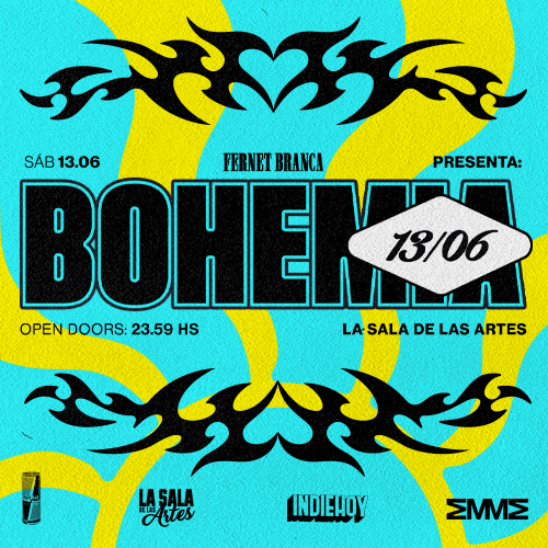 BOHEMIA EN LA SALA DE LAS ARTES!