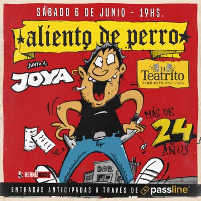 Aliento de Perro Mas de 24 años