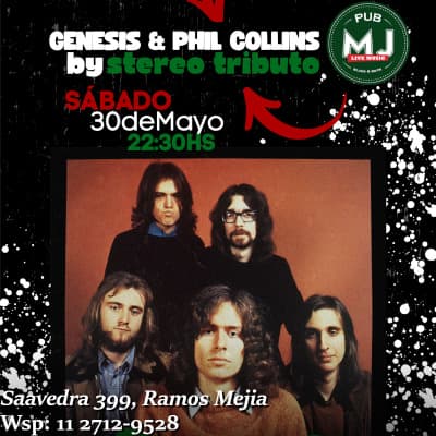 GENESIS & PHIL COLLINS - BY STEREO TRIBUTO - EN MR JONES PUB