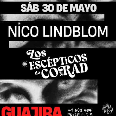 Nico Lindblom y Los Escépticos de Conrad en Guajira La Plata