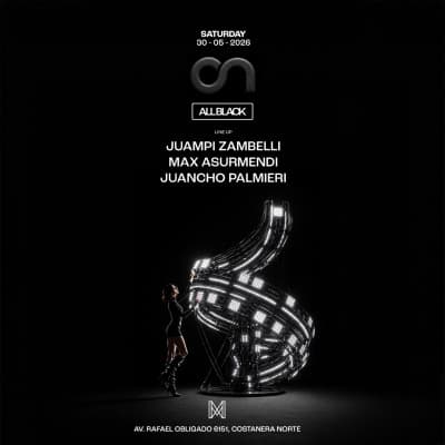 On Costanera | All Black | Sabado 30 Mayo - Moscu Buenos Aires