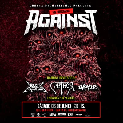 AGAINST VUELVE A ROSARIO!