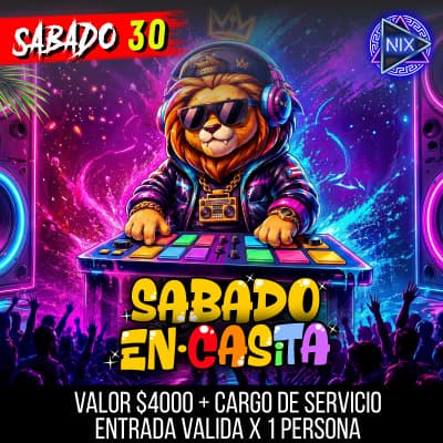NIX - SABADO 30 DE MAYO - EN CABAX