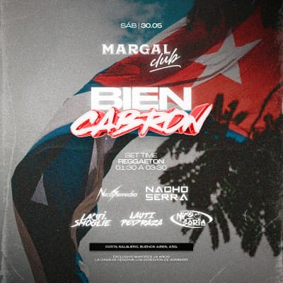 SÁBADO 30.5 / MARGAL X BALI AL RIO