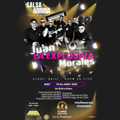 Salsa Arriba + Juan Morales y La Explosiva -- 3/6/26