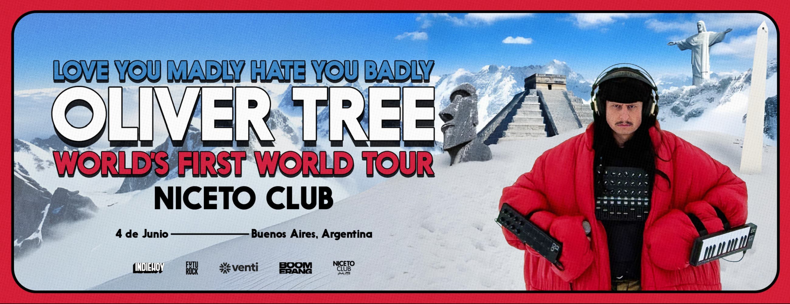 Oliver Tree  en Niceto Club 