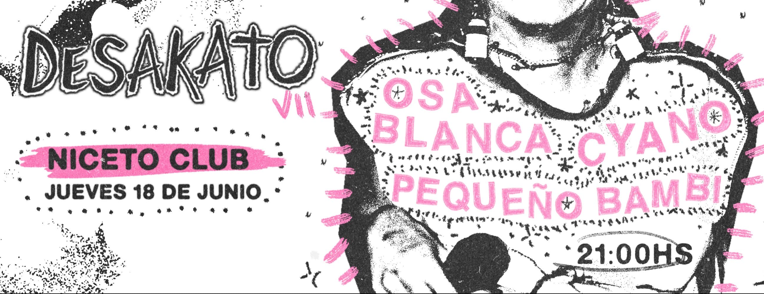  Desakato VII en Humboldt | Niceto Club