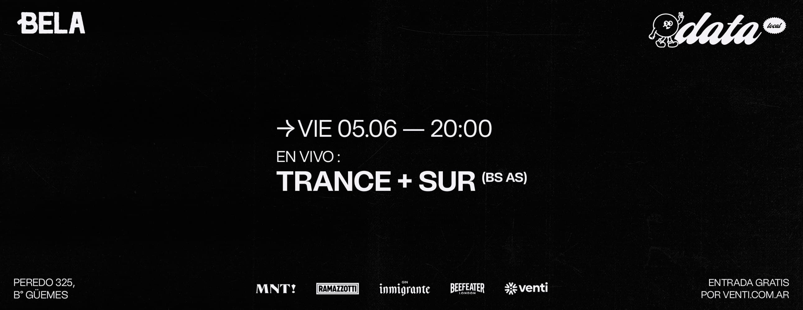 DATA LOCAL:  Trance + Sur (Bs As)