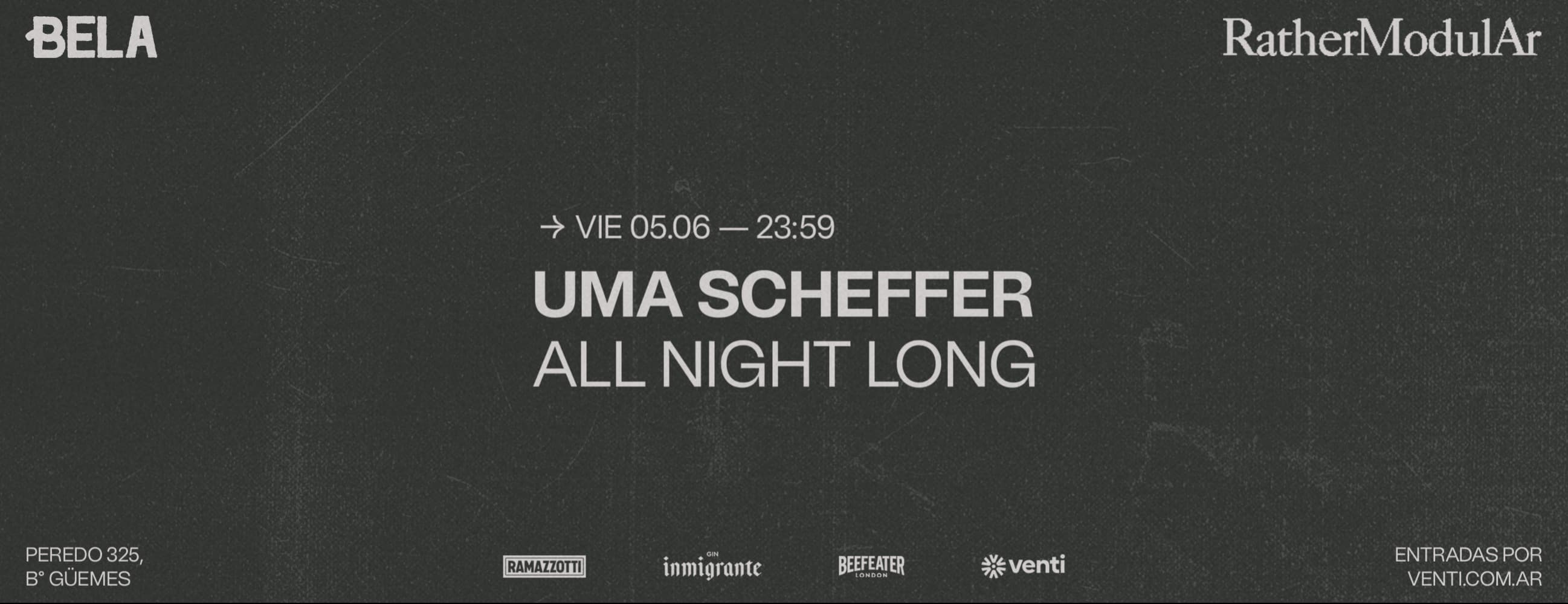 RATHER MODULAR x BELA: UMA SCHEFFER ~ All night long