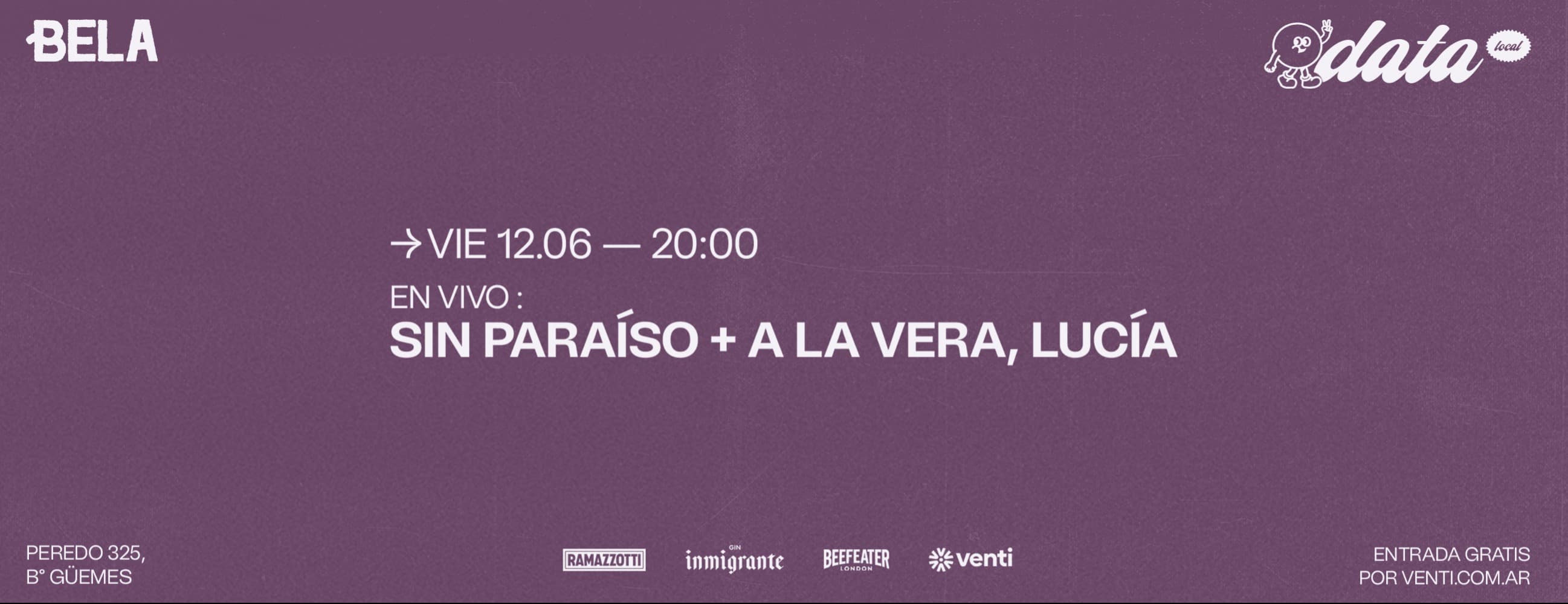 DATA LOCAL > Sin Paraíso + A La Vera, Lucía