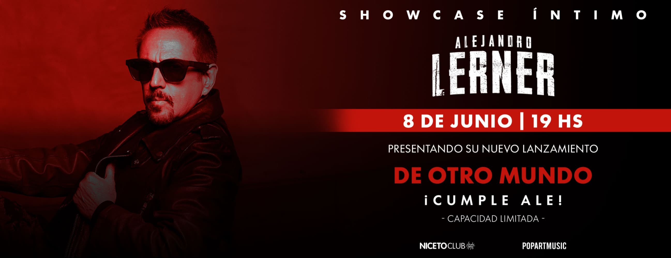ALEJANDRO LERNER  Presenta De Otro Mundo  en Niceto Club (+18 años)