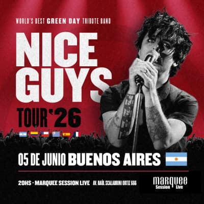 Nice Guys - El mejor tributo a Green Day en Buenos Aires