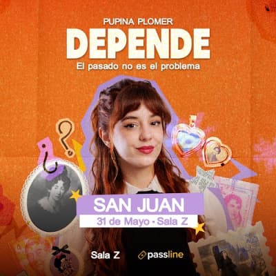 PUPINA PLOMER presenta DEPENDE: El pasado no es el problema en Sala Z.