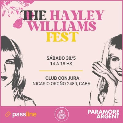 THE HAYLEY WILLIAMS FEST - PRIMERA EDICIÓN // EN CLUB CONJURA
